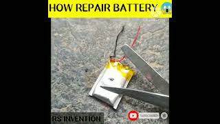 how to repair Lipo battery #shorts