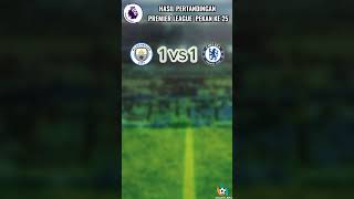 Manchester City vs Chelsea | Hasil Liga Inggris Tadi Malam |  EPL 2024 pekan 25