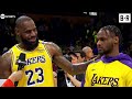 LeBron & Bronny James Talk Their First Game Together: 