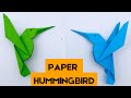 Easy Paper Hummingbird Craft for Kids | Origami Hummingbird | Fun Paper Crafts for School