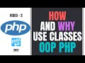 #2 Create Classes In OOP PHP  | PHP Classes | Object Oriented PHP Tutorial For Beginners
