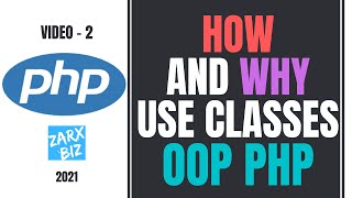 #2 Create Classes In OOP PHP | PHP Classes | Object Oriented PHP Tutorial For Beginners