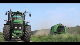 Wielkie Żniwa 2015! John Deere!!! Zielone żniwa na Kujawach! MajsterTV :P