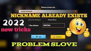 nickname already exists changing problem slove\\free fire name changing problem