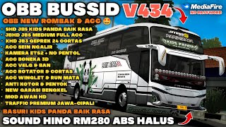 JB5 KIDS PANDA BAIK RASA‼️UPDATE OBB BUSSID V4.3.4 SOUND HINO RM280 ABS HALUS | SUPPORT ALL APK