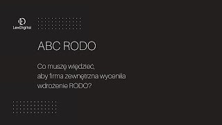 WSTĘP || Wycena RODO - co muszę wiedzieć?  cz. 1/9