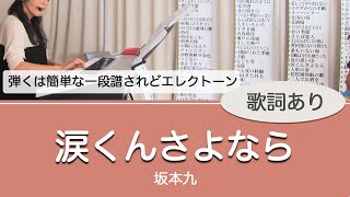 【ルーエ一段譜】涙くんさよなら/初代組立式D-DECK【高齢者介護施設で生演奏】