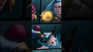 Vi Knocks Jinx Out | Arcane #Shorts