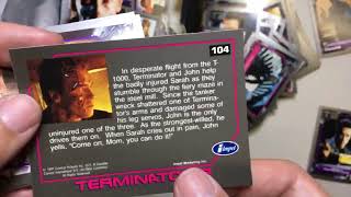 Unboxing T2 Official Terminator 2 Judgment Day Movie Cards - Part 3