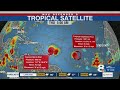 Tropical Depression Four forms in Atlantic; Bret strengthens