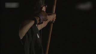 弓道で暗闇の中でも的を射ることができるか？吉本清信 範士の正射正中 kyudo