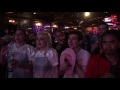 Watching Lady Gaga's amazing Halftime performance at The Abbey
