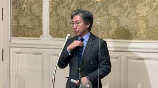 2021年2月1日　安住国対委員長　自民党森山国対委員長との会談後ぶら下がり