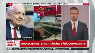 FL. GHEORGHIU, SINDICAT LUCRĂTORI POȘTALI, DESPRE CONCEDIERI MASIVE LA POȘTA ROMÂNĂ_Știri B1TV