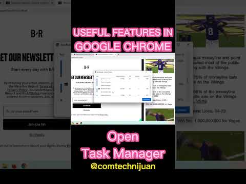 Open Task Manager in Google Chrome #shorts