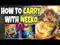 Challenger support shows you how to CARRY WITH NEEKO - neeko support -14.14 League of legends