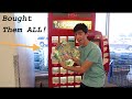 BUYING ALL THE LOTTERY TICKETS IN THE LOTTERY MACHINE!!!! BUYING ALL THE LOTTERY TICKETS IN THE LOTTERY MACHINE!!!!