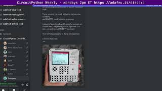 CircuitPython Weekly Meeting for April 17th 2023 @circuitpython #circuitpython #adafruit