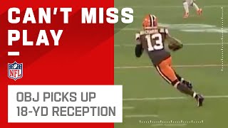 OBJ Spins to a 1st Down on an 18-Yd Reception
