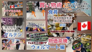 カナダのウォルマート裏ワザ節約買い物術！物価高騰！カナダ移住生活攻略！4毒抜きの食育で癇癪無くなる！グルテンフリーと添加物。ジャパンクオリティー最高！