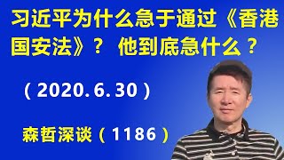 探寻谜底：习近平为什么急于通过《香港国安法》？他到底急什么？（2020.6.30）