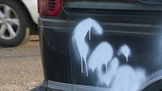 Residents of Westminster neighborhood wake up to spray painted cars, garage doors