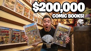 $200,000 COMIC BOOK ROOM MAKEOVER - CGC Comic and Statue Collection Tour!