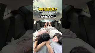 TESLA Model Y | EV car camping ideas | sleep in car 电车改造床车露营 #tesla #carcamping #technology