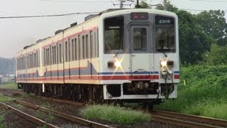 2013.8.10 関東鉄道常総線 取手花火に伴う4両運転 運用4本目 キハ2300形