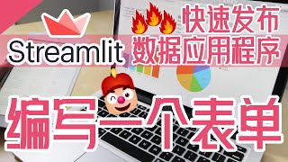 Streamlit 中文入门教学 - 编写一个表单