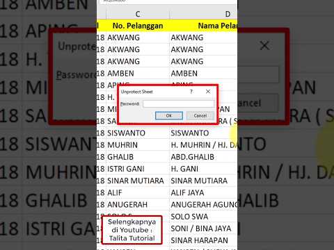 Cara Membuka File EXCEL Yang Terkunci Dengan Password Praktis - YouTube