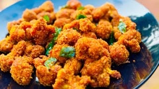 Crispy Cauliflower Fries | Delicious Gobi Fries Recipe | Perfect Evening Snacks | N'Oven