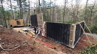 Time-Lapse SIPs Construction - 800-850 Sq Ft House.