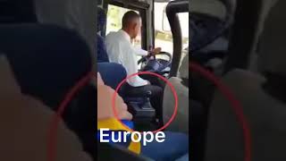 Chauffeur européen vs chauffeur africain