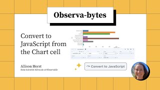 How to convert to JavaScript from the Chart Cell