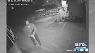 Neighbors in Santa Maria neighborhood catch suspected burglar on security cams