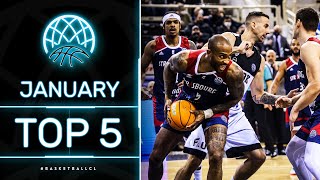 Top 5 BLOCKS | January | Basketball Champions League 2021-22
