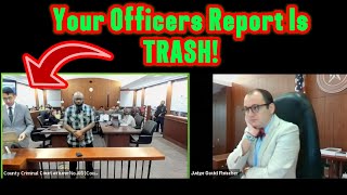 Driving While Black? Judge Fleischer SLAMS Police Report! No Probable Cause Found!