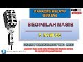 Tan Sri P. Ramlee - Beginilah Nasib | Karaoke Minus One | Lirik Video HD