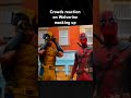 Theatre Crowd- Audience Reaction on Wolverine mask scene - Deadpool and Wolverine movie