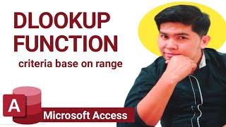 How to use DLOOKUP FUNCTION in Ms Access.