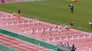 女子100mH予選1組　2021織田記念陸上