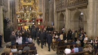 Official funeral ceremony for victims of Spanish train crash