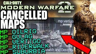 MW2'S SECRET Canceled Maps - Modern Warfare 2 DELETED Multiplayer | Oilrig, Gulag, Vertigo, etc...