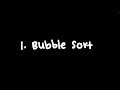 5 Sorting Algorithms [Bubble Sort] #elim5