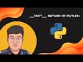 OOP : Constructor (or) __init__ method of python