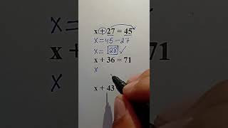 One Variable Equations | Easy Math Lesson #maths #basicproblems #mathematica