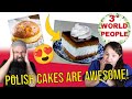 3rd WORLD PEOPLE REACT: 5 AMAZING POLISH CAKES | POLAND REACTION