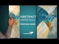 Easy Kintsugi-Inspired Art | Abstract painting with Gold