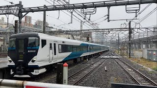 【ジョイント音最高!】E257系 特急草津四万　長野原草津口行きとして大宮駅7番線に到着するシーン　5両